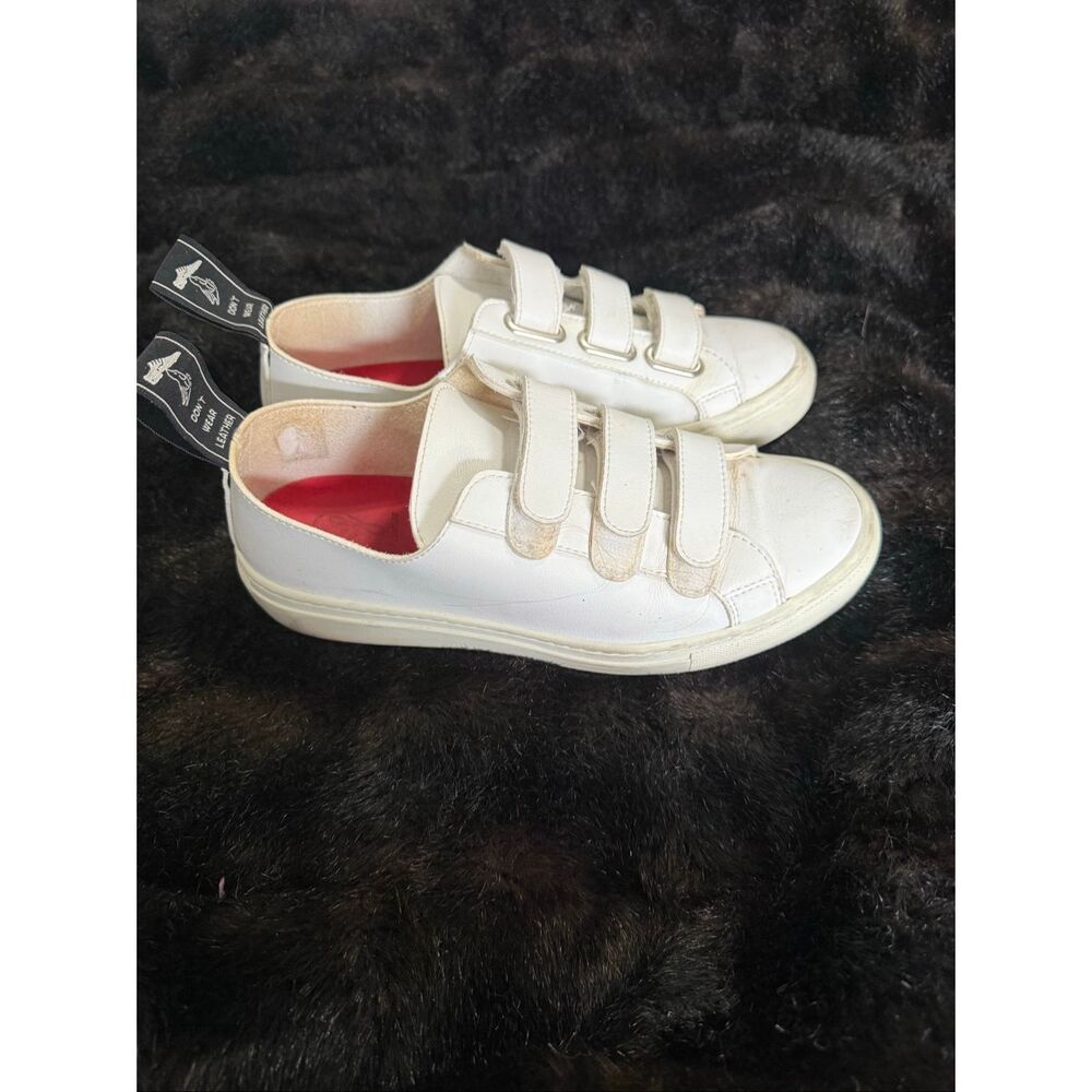 GOOD GUYS DON'T WEAR LEATHER KEITH - WHITE VEGAN SNEAKERS 38